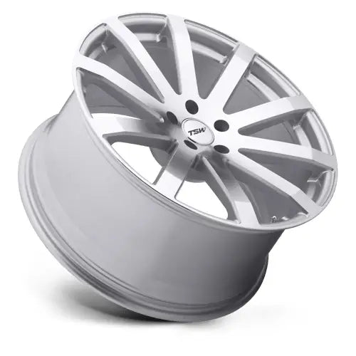 TSW Alloy Wheels silver auto part