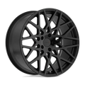 ~(37 lbs. 22X22X12)~ TSW VALE 20x10.0 5/120 ET25 CB76.1 DOUBLE BLACK - MATTE BLACK W/GLOSS BLACK FACE