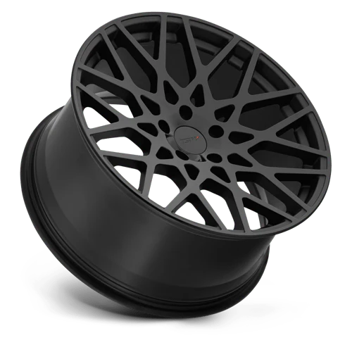 ~(37 lbs. 22X22X12)~ TSW VALE 20x10.0 5/120 ET25 CB76.1 DOUBLE BLACK - MATTE BLACK W/GLOSS BLACK FACE