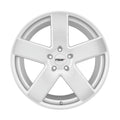 ~(38 lbs. 22X22X12)~ TSW BRISTOL 20x10.0 5/112 ET40 CB72.1 SILVER W/MIRROR CUT FACE