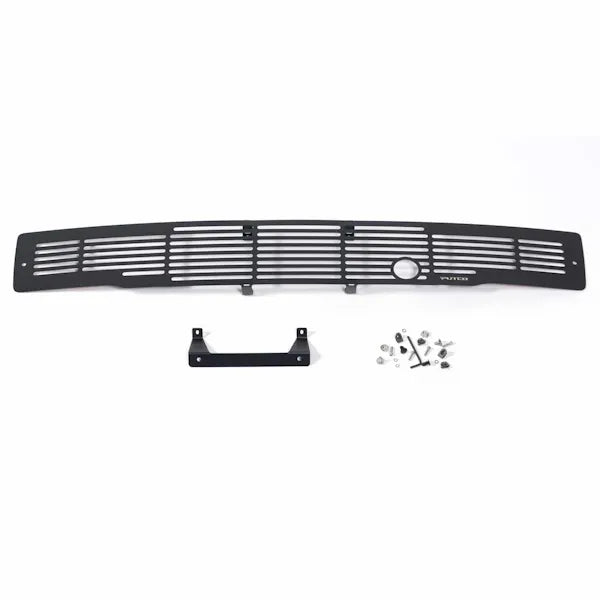 21C F150 BUMPER GRILLE INSERT BAR STYLE POLISHED STAINLESS STEEL