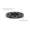 Mishimoto Wheel Spacers - 5x120 - 72.6 - 12 - M14 - Black
