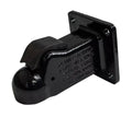 2 5/16IN BLACK EZ LATCH METAL HANDLE 5/8IN HOLES 21K LB FLAT MOUNT