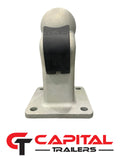 2 5/16IN ZINC EZ LATCH METAL HAND5/8IN HOLES 21K LB FLAT MOUNT