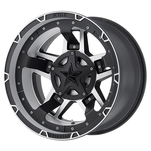 XD827 20X10 5X5.0/135 M-BLK MACH -24MM