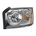 LH HEADLAMP ASSY COMPOSITE W/O BULBS OR SOCKETS DODGE DAKOTA 20052005