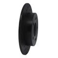 R1 94-98 Nissan 240SX Rear Left Drilled & Slotted Black Brake Rotor