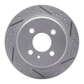 R1 84-91 BMW 325Ix Rear Right Drilled & Slotted Geoperformance Rotor