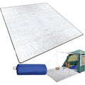 STRIPED PEAKS OUTDOOR MAT 18FT X 9FT (BLACK/GREY)
