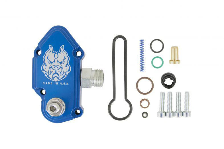 Sinister Diesel 03-07 Ford Powerstroke Adjustable Blue Spring Kit w/ Billet Spring Housing
