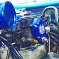 Sinister Diesel 03-07 Ford Powerstroke Adjustable Blue Spring Kit w/ Billet Spring Housing