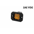 Diode Dynamics - Stage Series C1 LED Pod Yellow SAE Fog Flush ABL (one)
