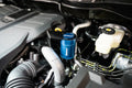 Volant Universal 5/8in Connection 3oz Aluminum Oil Catch Can w/Mounting Bracket - Blue