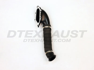 ~(8 lbs. 25X8X6)~ Downpipe. Exhaust 3IN Turbo Downpipe 6.6L GM Duramax LB7 2001-2004