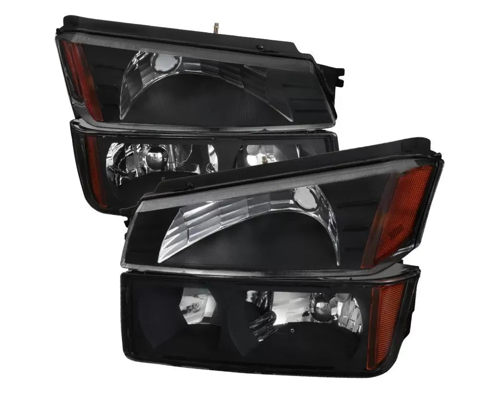HEADLIGHTS- BLACK BUMPER LIGHTS AND