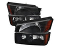 HEADLIGHTS- BLACK BUMPER LIGHTS AND