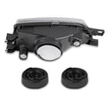 CRYSTAL HOUSING HEADLIGHTS BLACK