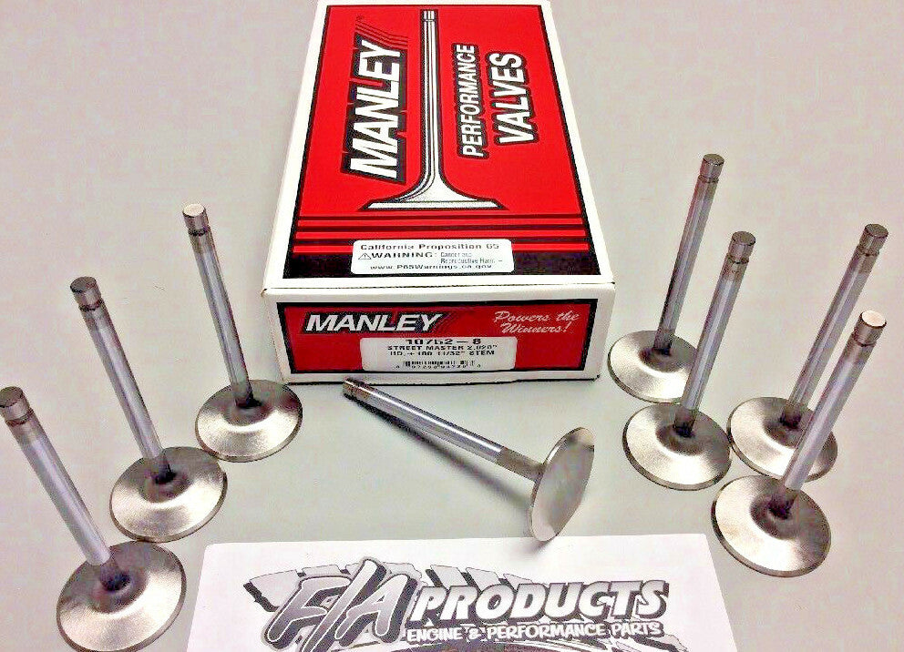 Manley Small Block Chevrolet Street Master Intake Valves 2.020 (+.100)