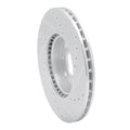 DFC 16-22 Chevrolet Spark (USA/Canada) Front Left Drilled & Slotted Silver Brake Rotor
