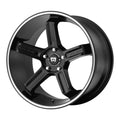 MR122 17X8 5X4.25 S-BLK MACH 48MM