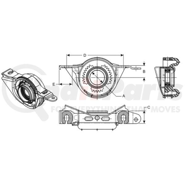CENTER BEARING