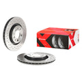 Brembo 98-06 VW Beetle/99-06 Golf/99-05 Jetta Front Premium Xtra Cross Drilled UV Coated Rotor