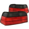 ANZO 1992-1998 BMW 3 Series E36 Coupe/Convertible Taillights Red/Smoke