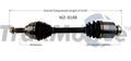 NEW CV AXLE