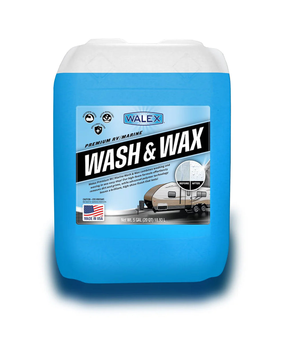 WALEX PREMIUM RV/MARINE WASH & WAX 5GALLON