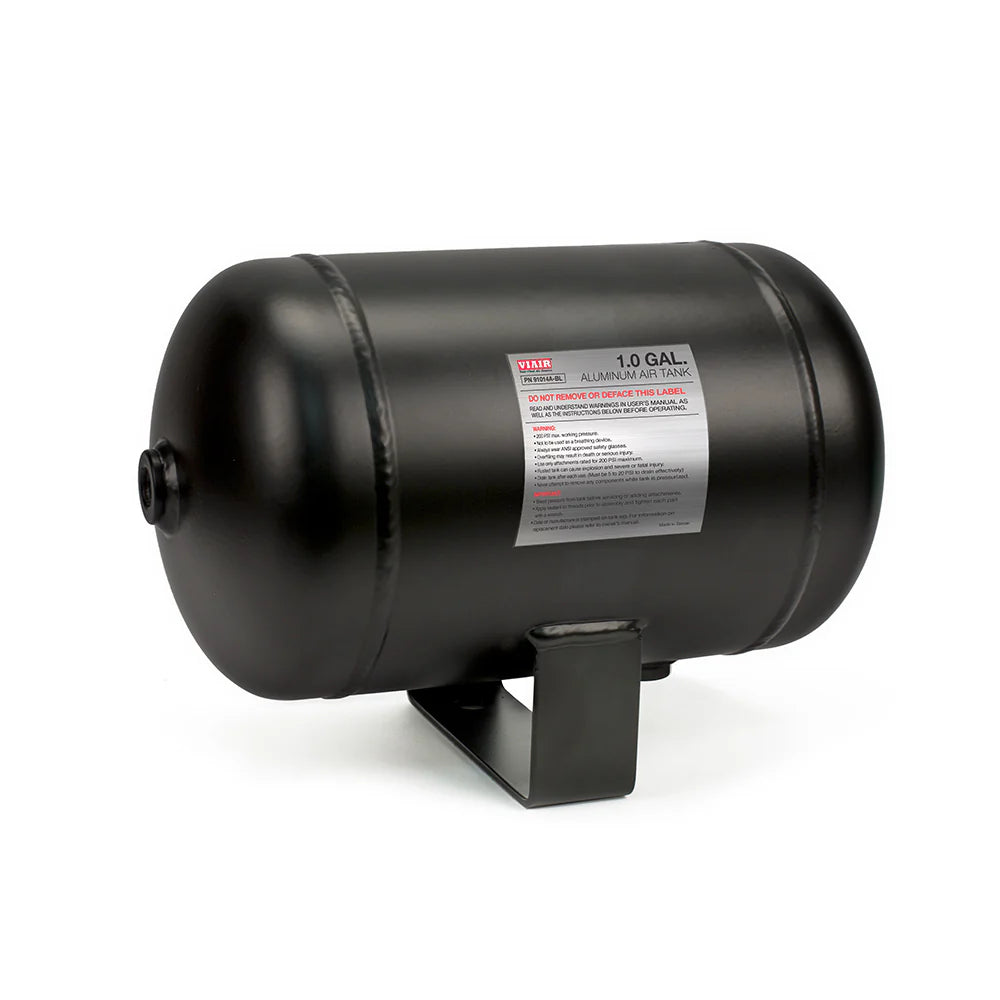 1.0 GALLON ALUMINUM TANK(FOUR 1/4IN NPT PORTS 200 PSI RATED)