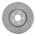 R1 14-19 Mercedes-Benz GLA45 AMG Front Drilled and Slotted Brake Rotor