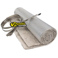 MUFFLER ARMOR USES OUR BIOCOOL BARRIER REDUCING RADIANT HEAT UP TO 70%.