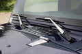 Kentrol 07-18 Jeep Wrangler JK Hood Hinge Pair - Polished Silver