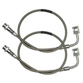 Rock Krawler 07-18 Jeep Wrangler JK/JKU Long Travel Stainless Steel Front Brake Lines