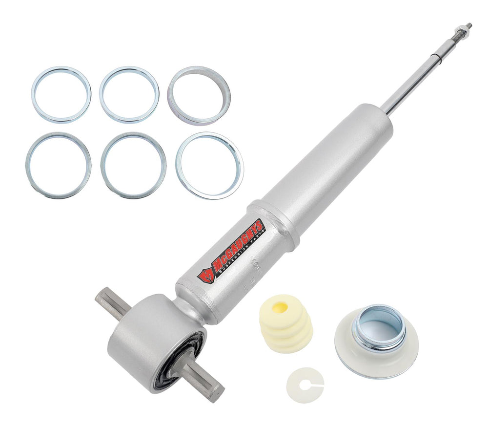 ~(10 lbs. 24X6X6)~ FRONT STRUT LOWERING (EA) 07-13 GM 1500 TRUCK AND SUV 2WD/4WD ADJUSTABLE (STOCK TO 2.5 DROP) WILL NOT WORK WITH FACTORY AUTO RIDE.