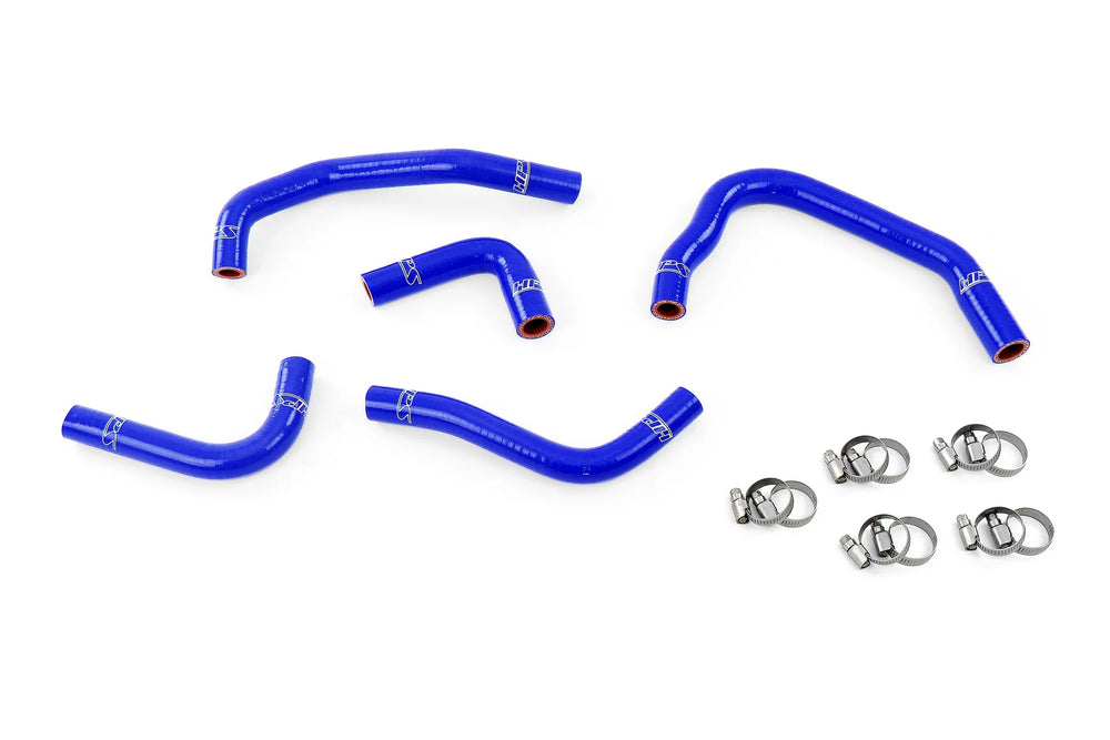HPS Performance Blue Reinforced Silicone Heater Hose Kit Coolant for Jeep 12-17 Wrangler JK Unlimited 3.6L V6 Left Hand Drive