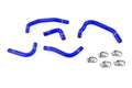 HPS Performance Blue Reinforced Silicone Heater Hose Kit Coolant for Jeep 12-17 Wrangler JK Unlimited 3.6L V6 Left Hand Drive