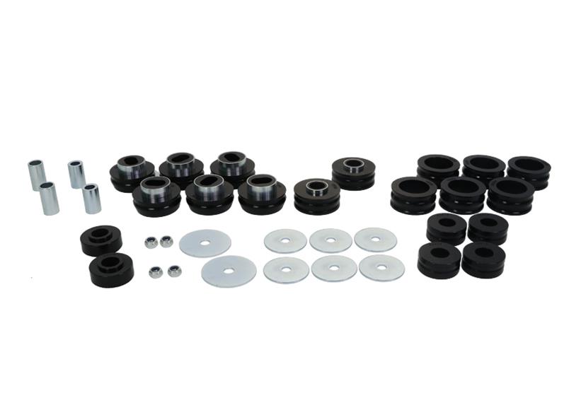 Body mount - bushings 20 Bushings 4 Tubes 4 Nuts 8 Washers Grease Install Guide