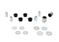Control arm - lower rear bushing 2 Shell Bushings 4 Bushings 4 Tubes 8 Washers Install Guide Grease