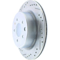 StopTech Select Sport Nissan Slotted and Drilled Right Rear Rotor