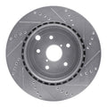 DFC 18-25 Subaru WRX Rear Left Drilled & Slotted Silver Brake Rotor