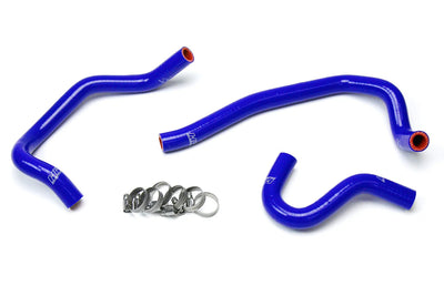HPS Performance Blue Reinforced Silicone Heater Hose Kit Coolant for Toyota 86-92 Supra MK3 Turbo NA 7MGE / 7MGTE Left Hand Drive