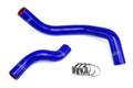 HPS Performance Blue Reinforced Silicone Radiator Hose Kit Coolant for Nissan 89-98 240SX w/ SR20DET