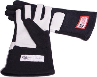 Single Layer White Skeleton Gloves Small