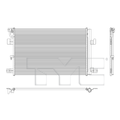 21C AD A.4 SDN DENSO (FROM 32221) 5.5MM W/ RADIATOR/CONDENSOR (PFC)
