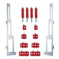 Spark Plug Wire Loom SBF Polished Vertical Style