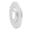 R1 63-86 Ford Cortina Front Right Drilled & Slotted Silver Brake Rotor