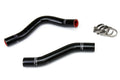 HPS Performance Black Reinforced Silicone Radiator Hose Kit Coolant for Honda 11-16 CRZ
