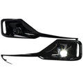 LED FOG LIGHTS CLEAR LENS - OE WIRING AND SWITCH - COLOR TEMPERATURE 6500-7500K - 500 LUMEN