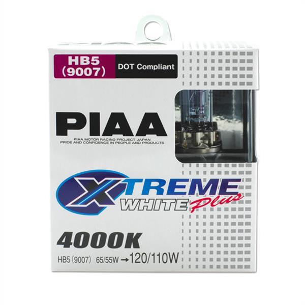 ~(0.2 lbs. 4X4X2)~ PIAA 9007 (HB5) Xtreme White Plus Bulb 65/45w 4000K Twin Pack